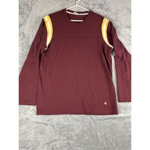 Brooks Brothers 1818 Sweater Mens Large Red Crew‎ Neck Pullover